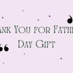 Thank You for Father's Day Gift