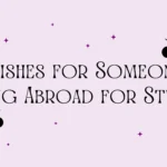 Wishes for Someone going Abroad for Studies